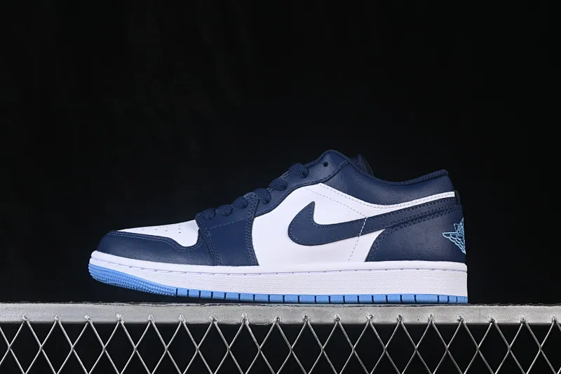 All categories Air Jordan Jordan series basketball shoes Air Jordan 1 Low G version pure original Air Jordan 1 Low AJ1 Joe 1 white and blue low-top retro cultural basketball shoes 553558-404
